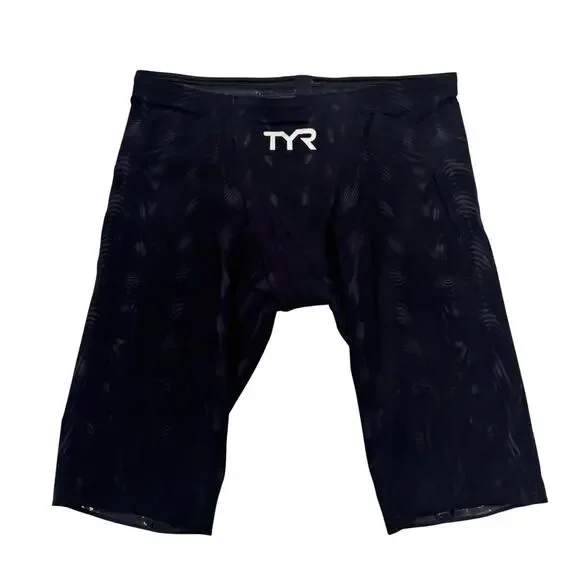 TYR Venzo Competitive Swim Jammer Black Men's 32 FINA Approved Triathalon - Picture 1 of 16